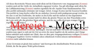 Dickes Danke für die vielen kleinen Verbesserungen