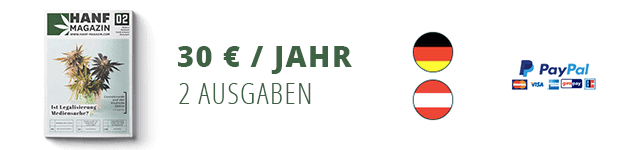 Hanf Magazin Abo - Deutschland/Österreich