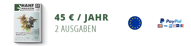 Hanf Magazin Abo - Europa