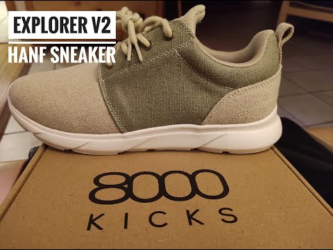 Hanf-Sneakers von 8000 Kicks