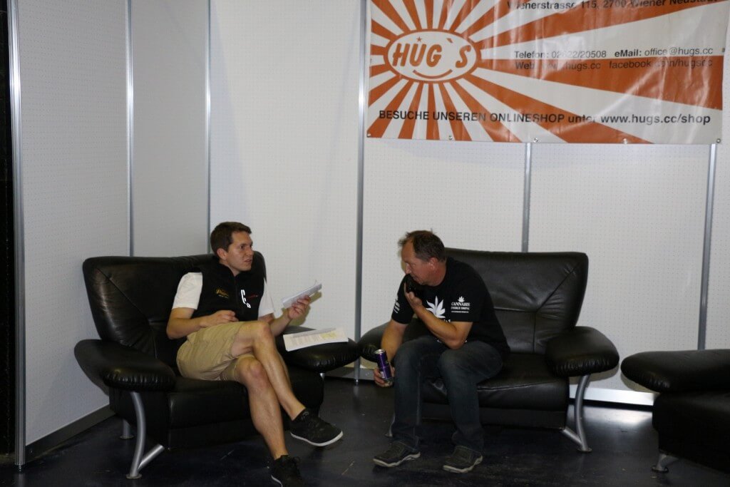 Veranstalter und Sohn, Cannabis XXL 2015