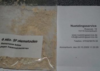 Frischen Boden mit Nematoden animpfen