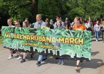 Der Global Marijuana March in Dortmund