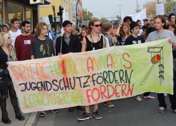 Für die Legalisierung von Cannabis auf die Straße gehen