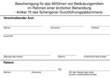 Reisen mit Cannabis – das Schengendokument