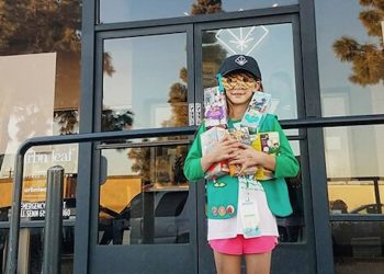 Pfadfinderin mit genialer Idee