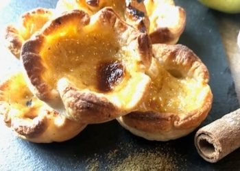 Pastel de Nata mit Hanfmehl