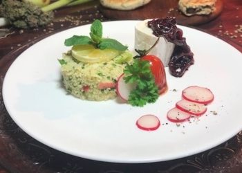 Apfel Tabouleh mit Hanfsamen