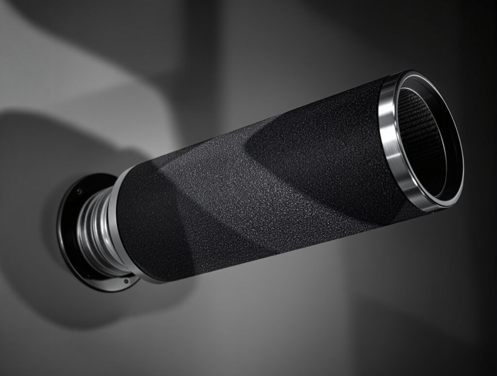 Aktivkohlefilter mit Aluminiumrohr für Growbox-Lüftungssystem