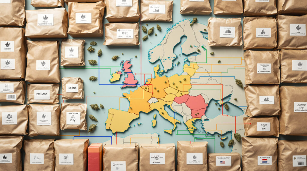 Diversifizierung der deutschen Cannabis-Importquellen visualisiert