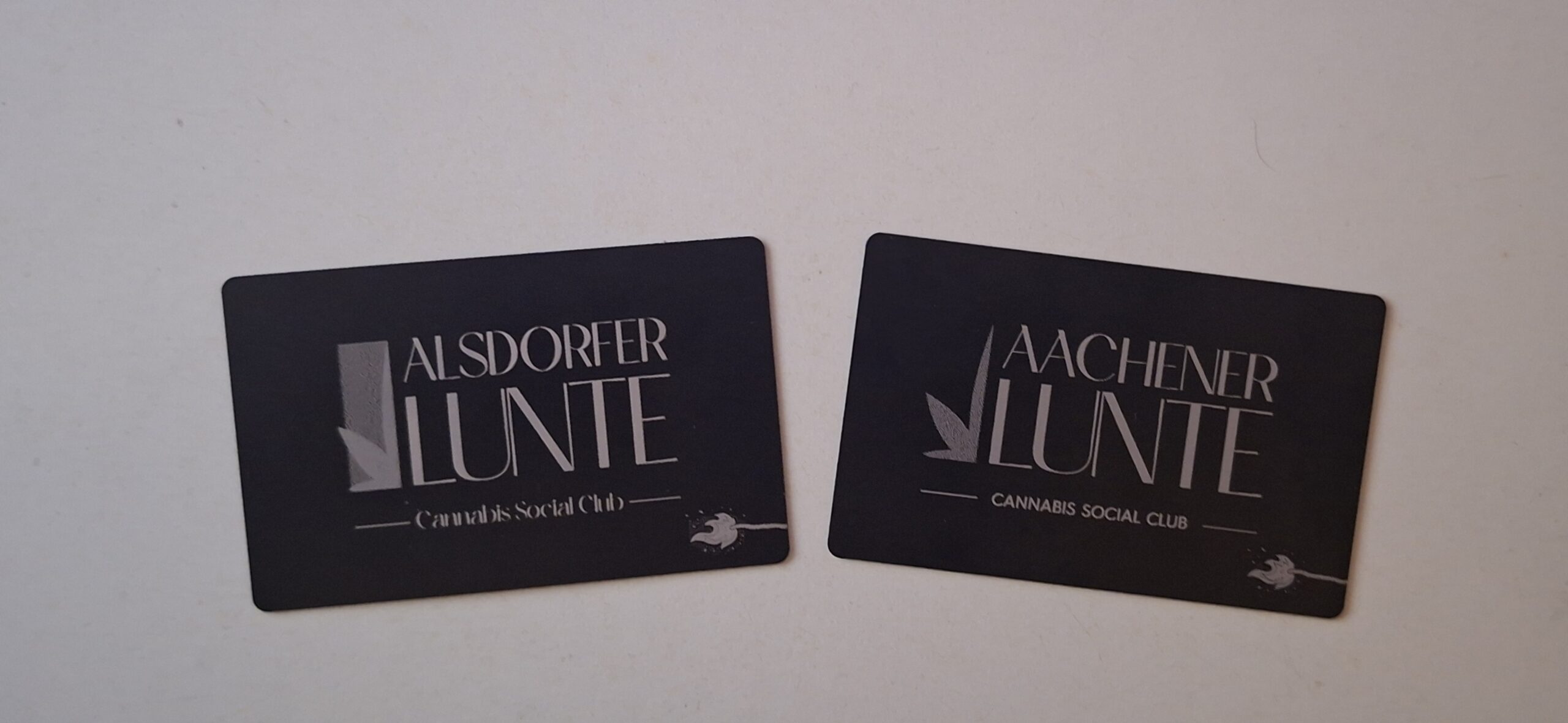 Mitgliedskarten der Alsdorfer Lunte und der Aachener Lunte