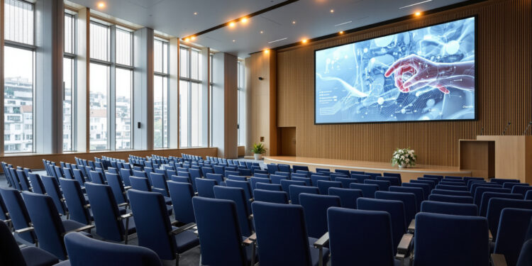 Konferenzsaal der Charité Berlin für medizinischen Fachkongress