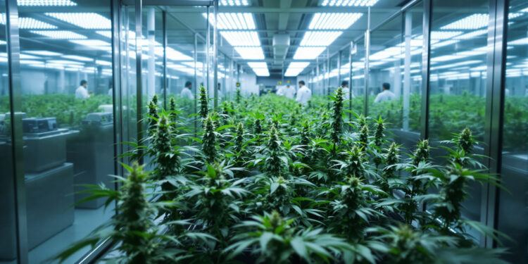 Medizinisches Cannabis-Labor in Brasilien mit Anbauanlagen