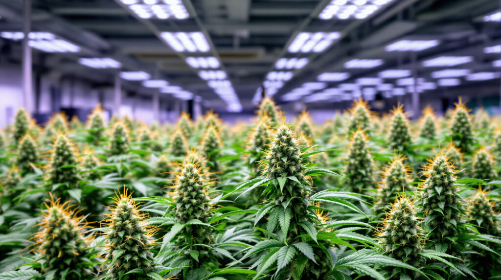 Legale Cannabis-Anbauanlage im niederländischen Modellprojekt