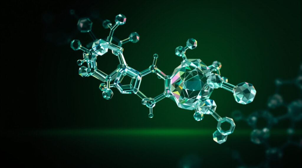 Molekulares Modell eines Endocannabinoid-Rezeptors