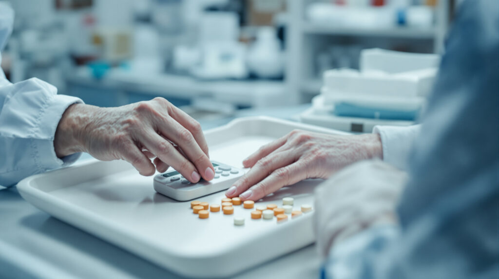 Medizinische Vorbereitung oraler Cannabinoid-Dosierung