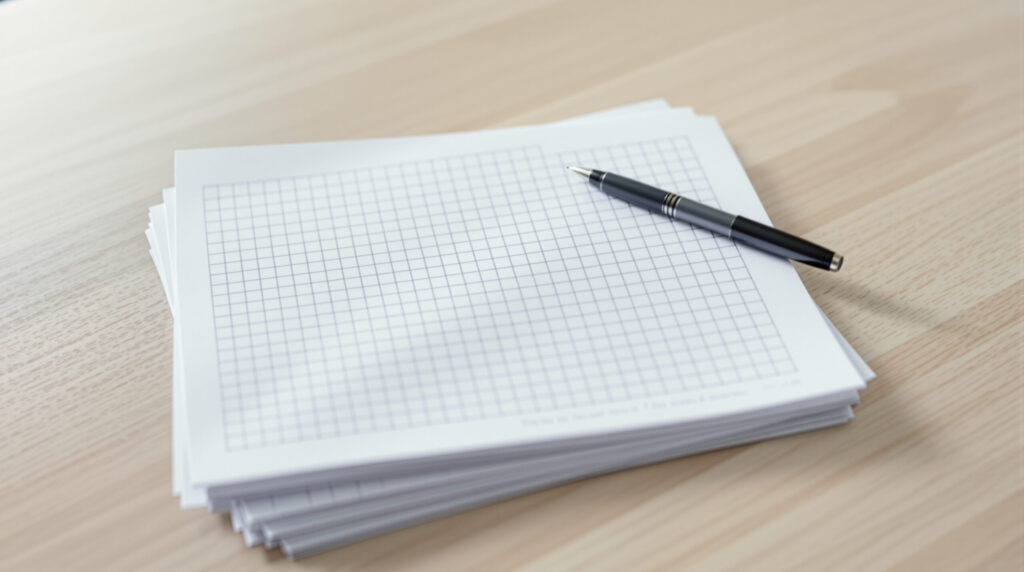 Medizinische Fragebögen auf Schreibtisch, Datenerfassung in Registerstudie