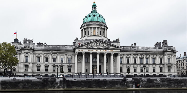 Four Courts Gebäude in Dublin, Sitz des irischen High Court