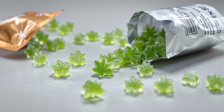 Gefälschte Cannabis-Gummis unter forensischer Untersuchung