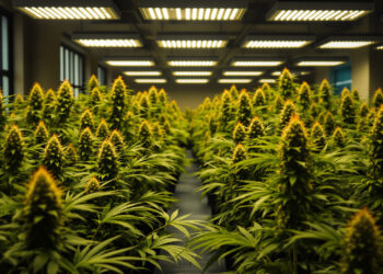 Indoor-Anbau eines Cannabis Social Clubs in urbaner Umgebung