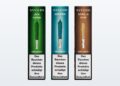 Drei Packungen Sanaleo CBD Joints mit Steuerbanderole und vollstaendigem Warnhinweis